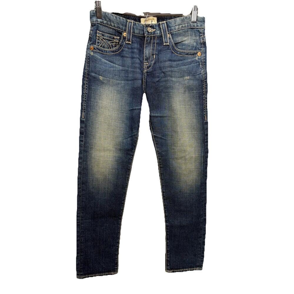 BIG STAR Sydney Boyfriend Jeans Women's Size 24 Dark Wash Distressed Denim